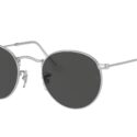 RAY BAN ROUND METAL SILVER RB 3447 9198B1 50