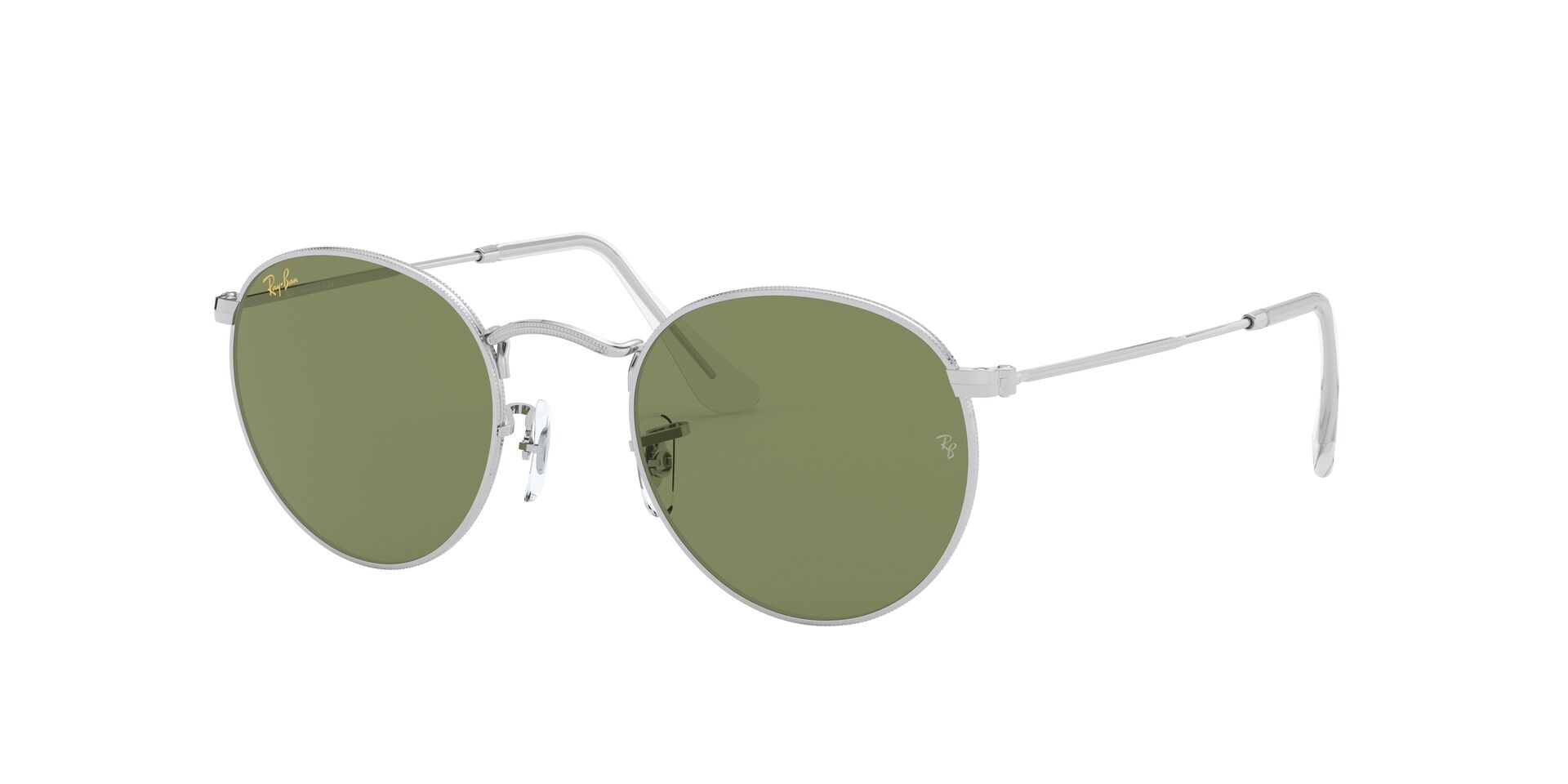 RAY BAN ROUND METAL SILVER RB 3447 91984E 50